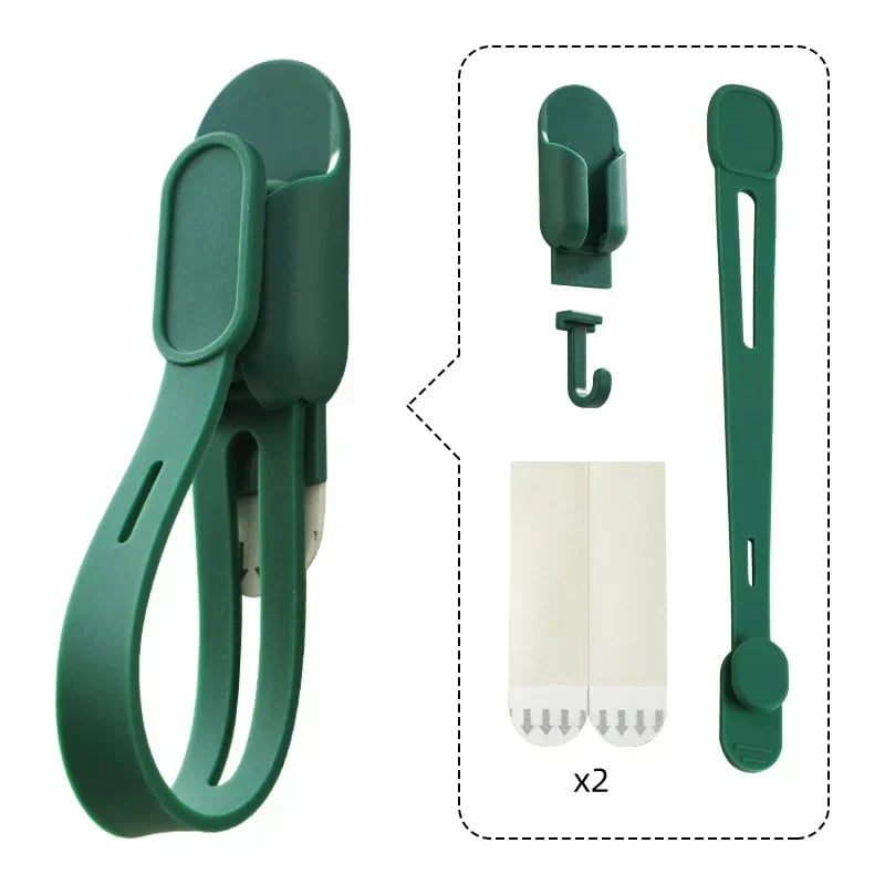 🎄Rugged, Durable, Versatile✨ 6PCS Christmas Silicone Garland Hangers