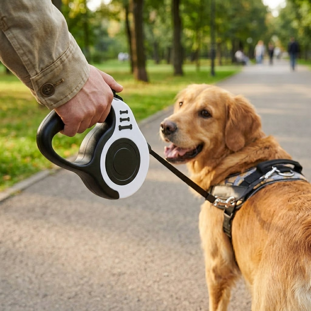 Premium Retractable Dog Leash