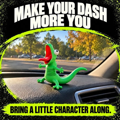 🦎🏍 Wobbly Travel Plushies—Car and Motorcycle Ornaments