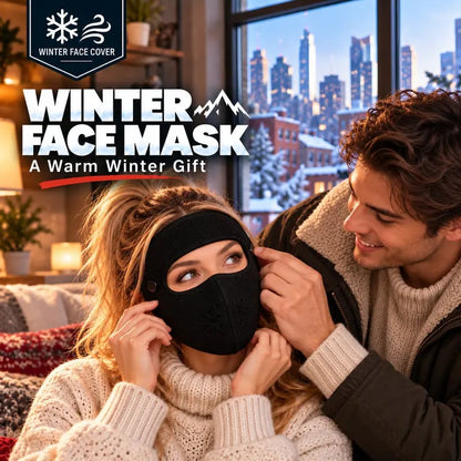 ❄️ Stay Warm Outdoors with a Fleece Mask & Detachable Goggles