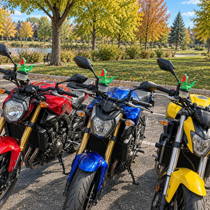 🦎🏍 Wobbly Travel Plushies—Car and Motorcycle Ornaments