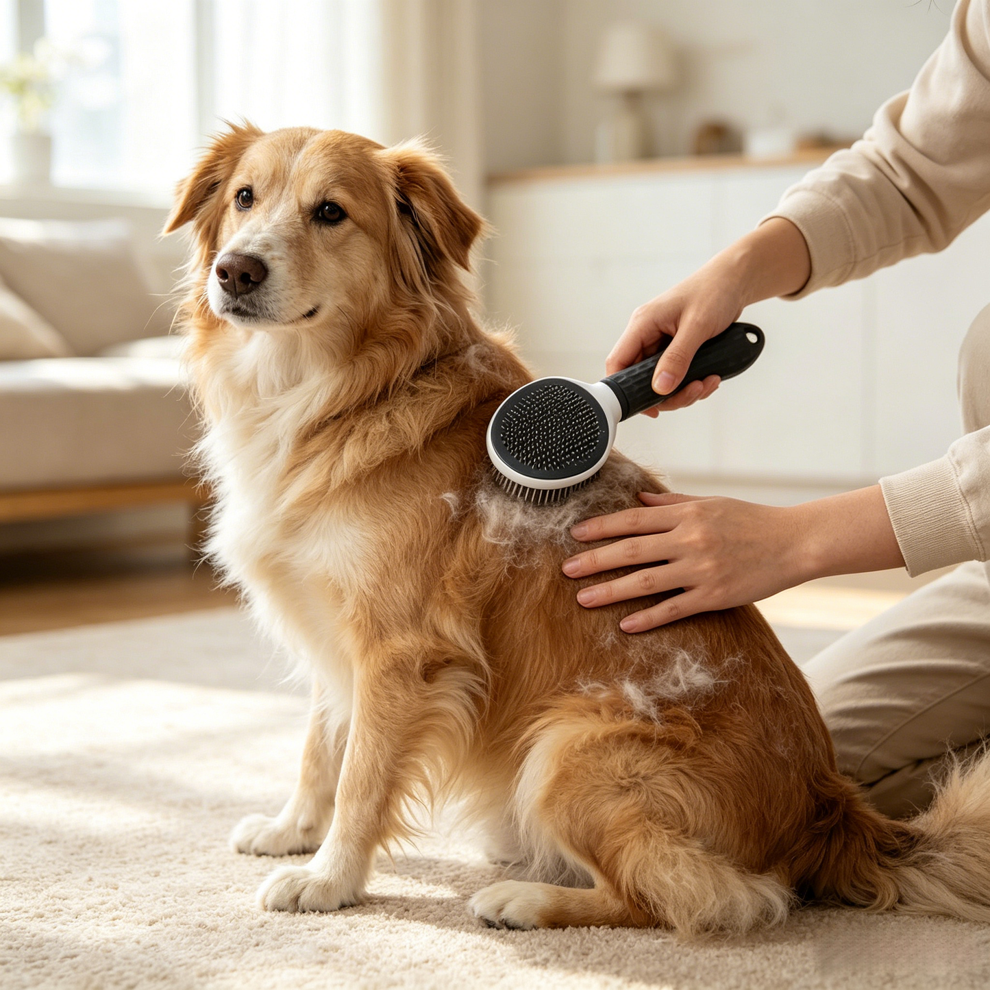Premium Self-Cleaning Slicker Brush