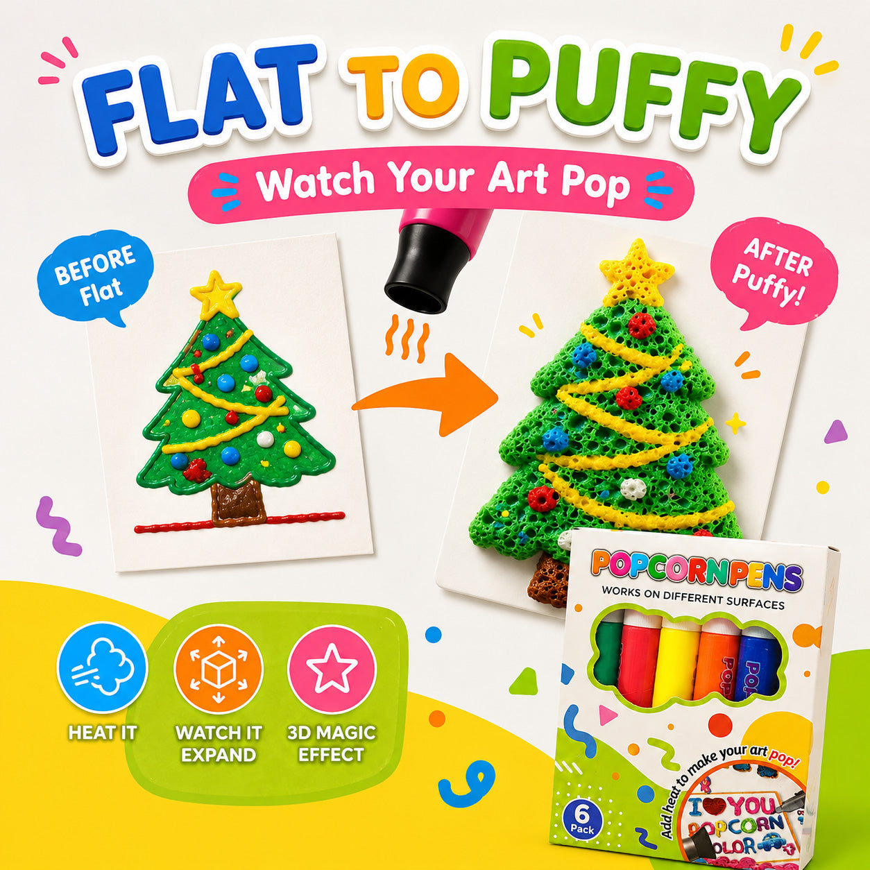 🎨 Watch Every Drawing Puff Up Like Magic! ✨