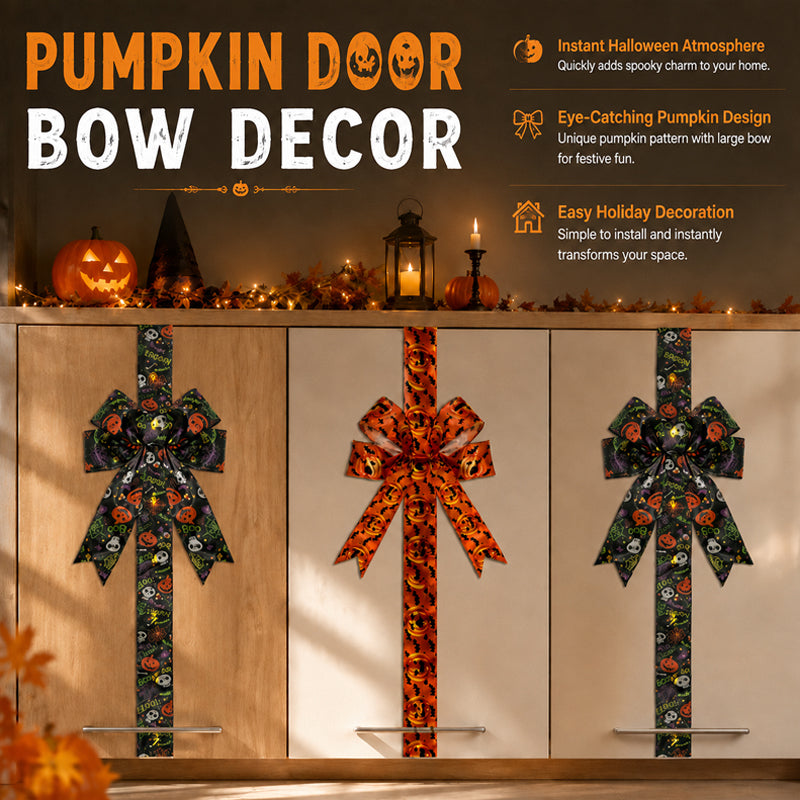 🎃 Light-Up Halloween Cabinet Bow ✨