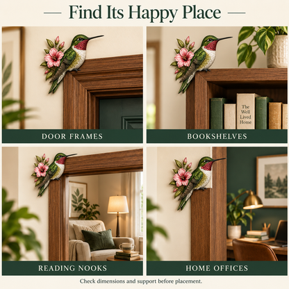 🐦 Woodland Bird Door Topper — Bring Charm to Bare Corners