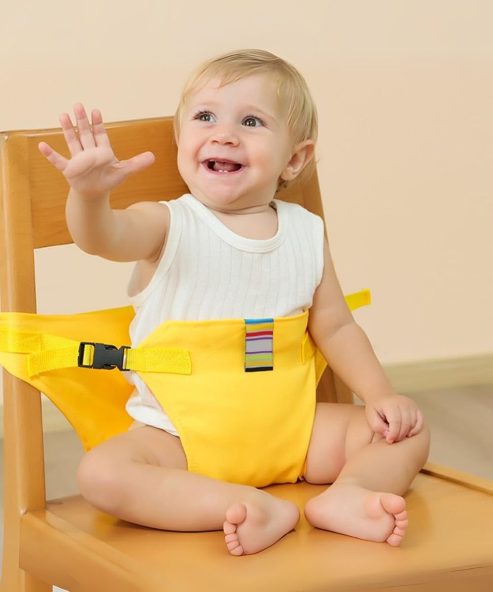 👶 Portable Baby Chair Harness | Secure Meals Anywhere ✈️