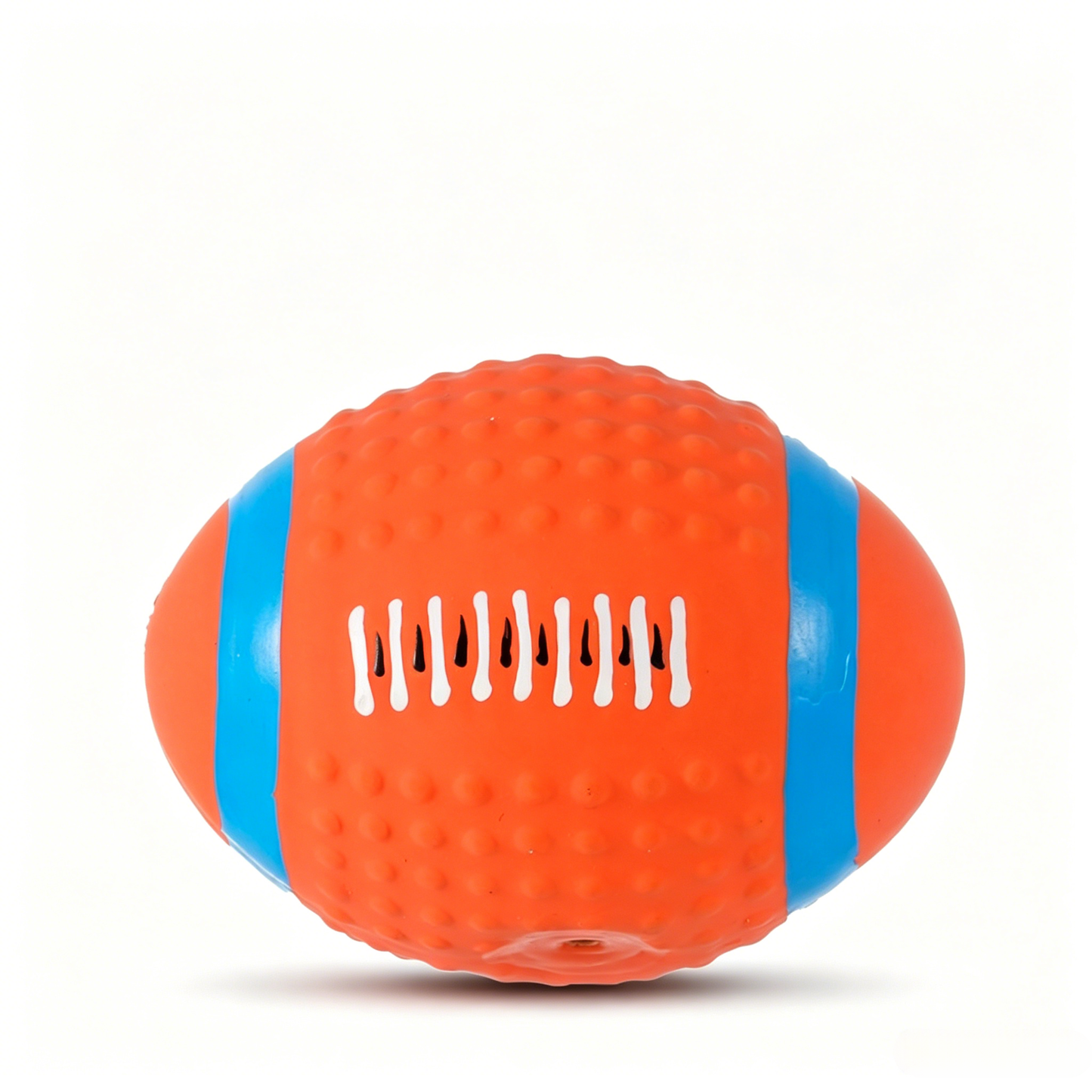 Premium Squeaky Latex Football Dog Toy