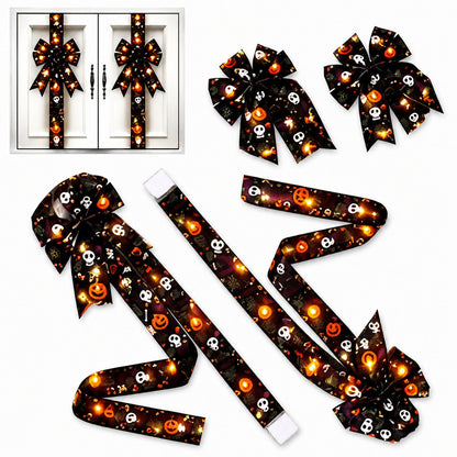 🎃 Light-Up Halloween Cabinet Bow ✨