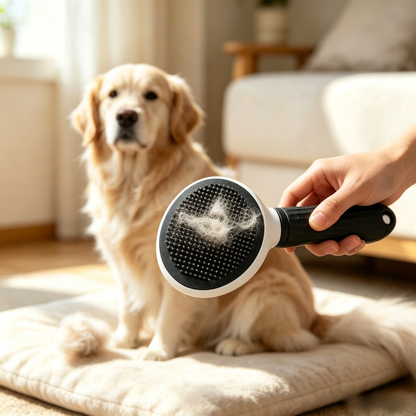 Premium Self-Cleaning Slicker Brush