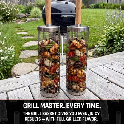 2026 New🔥Rolling Grill Basket