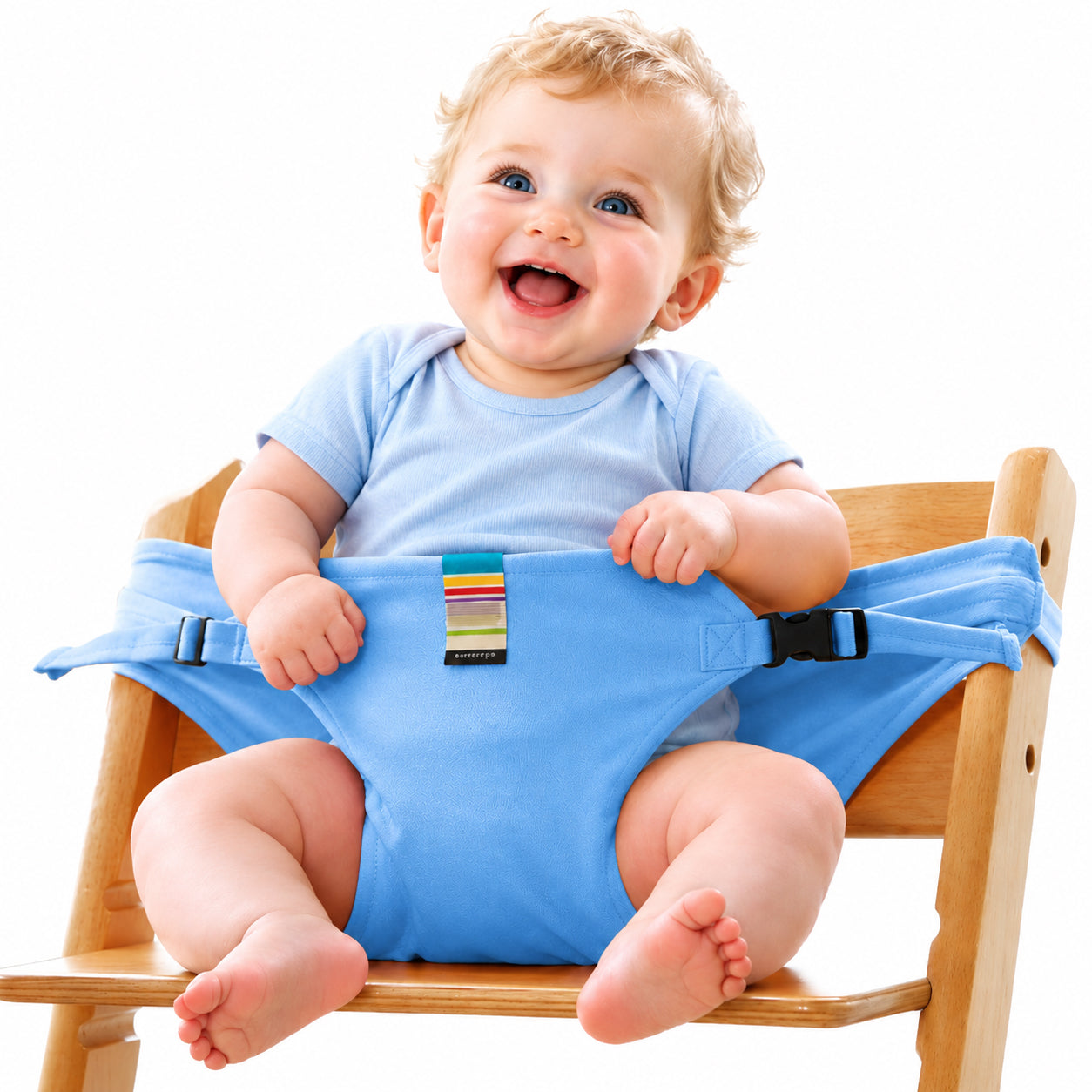👶 Portable Baby Chair Harness | Secure Meals Anywhere ✈️