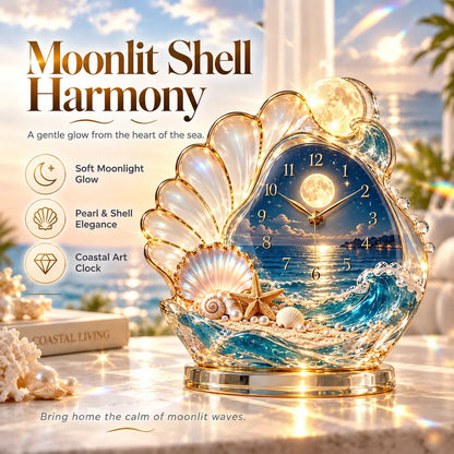 🌊 Coastal Glow Crystal Clock Collection — Bring the Beauty of the Sea Home ✨Buy 2 Free Shipping