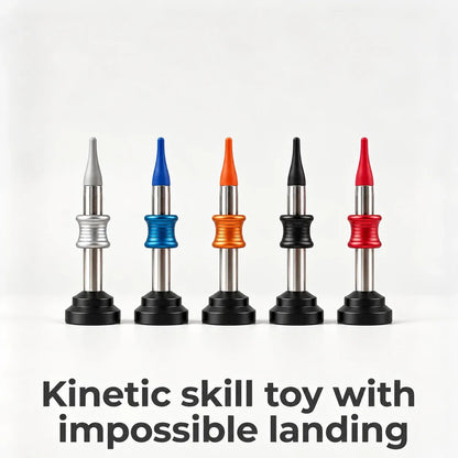 Say Goodbye to Desk Stress! 👋Kinetic Desk toy That Performs Impossible Landing