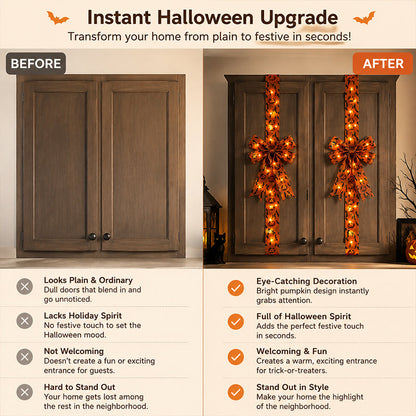 🎃 Light-Up Halloween Cabinet Bow ✨