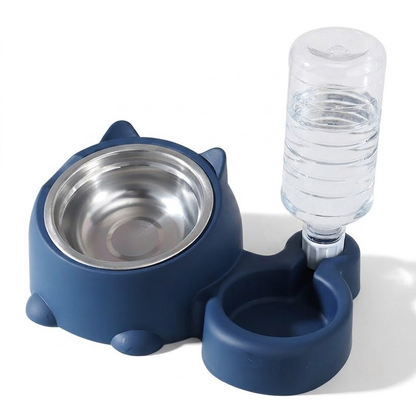 Premium Dual-Purpose Pet Feeding Station