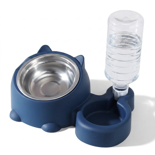 Premium Dual-Purpose Pet Feeding Station