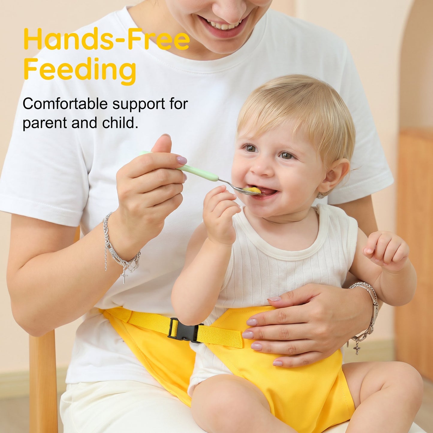 👶 Portable Baby Chair Harness | Secure Meals Anywhere ✈️