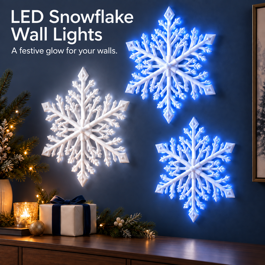 🥳2026 HOT SALE🥳💞50K+ SOLD!｜ LED Snowflake Wall Lights❄️✨
