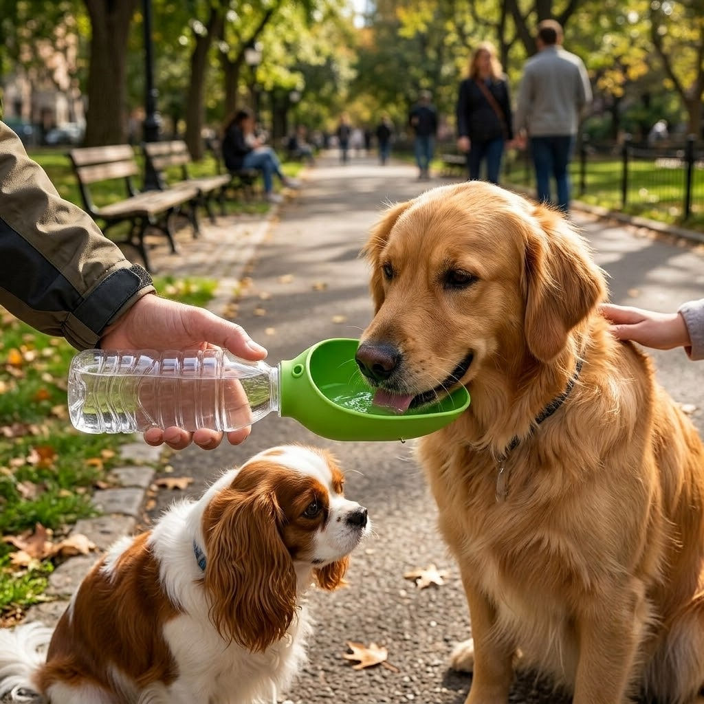 Premium Portable Leaf Pet Water Dispenser