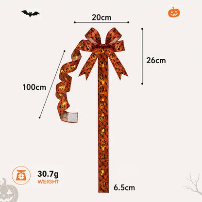 🎃 Light-Up Halloween Cabinet Bow ✨