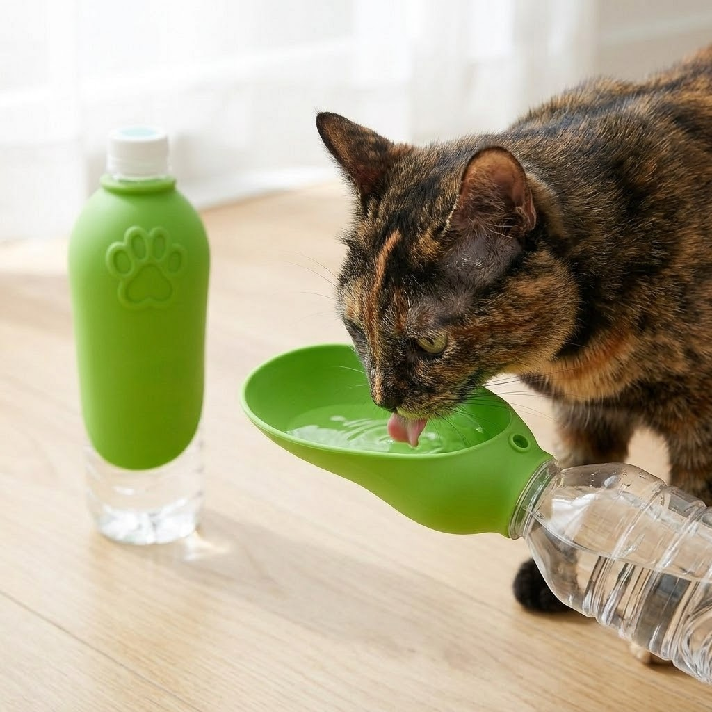 Premium Portable Leaf Pet Water Dispenser
