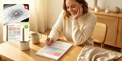 🔥 ONLY £7.99 | Brain Dump Planner Pad – Turn Mental Clutter Into A Clear Plan