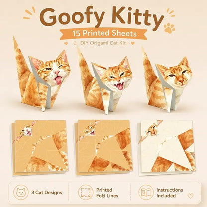 Kitty World 3D Cat Origami Kit