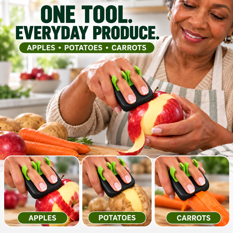 🥕 Two-Finger Peeler for Fruits and Vegetables